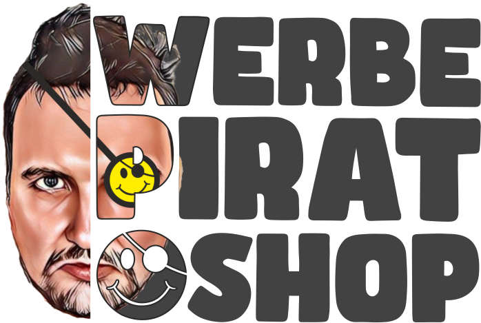 WerbePirat.Shop Logo – Video laden: Wir sind online