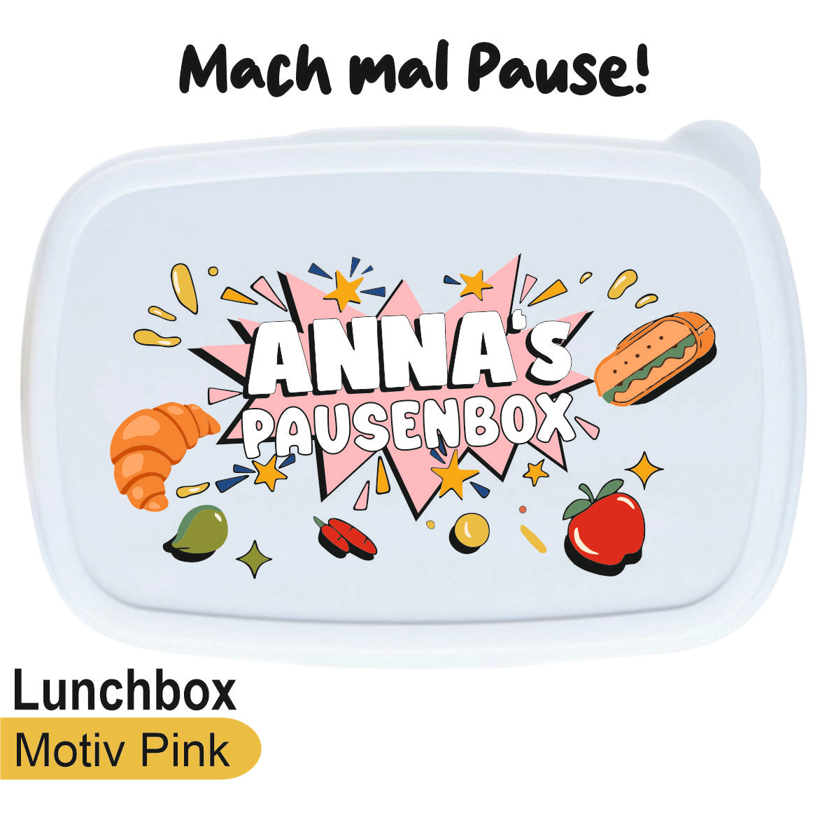 Pausenbox bedruckt mit deinem Motiv