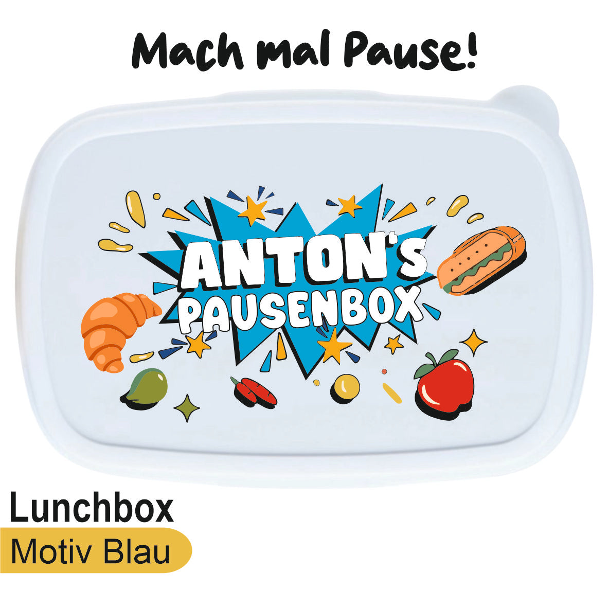 Pausenbox bedruckt mit deinem Motiv