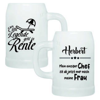 Bierkrug bedruckt mit deinem Motiv - 500 ml