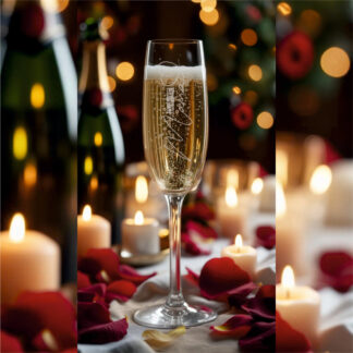 Sektglas mit Gravur – für Sekt oder Champagner ca. 215 ml